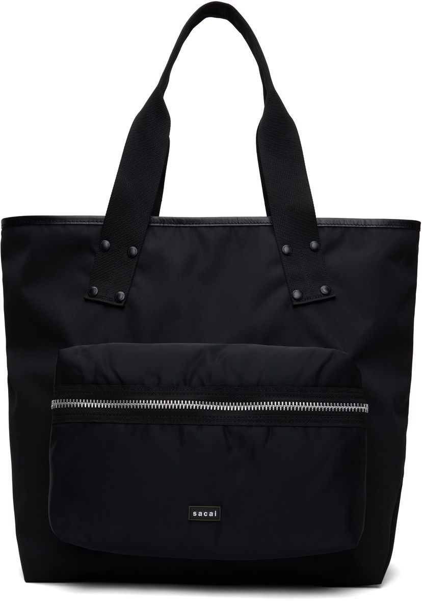 Tote bag sacai Sacai Pocket Large Tote Crna | 25-0934S