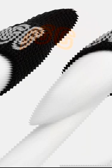 Kapica UGG Ribbed Beanie Crna | 102345-BLK, 2