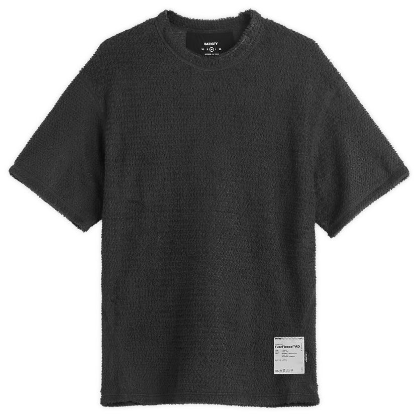 Majica kratkih rukava Satisfy Satisfy GhostFleece AD T-Shirt, Size Small Crna | 11066-PH