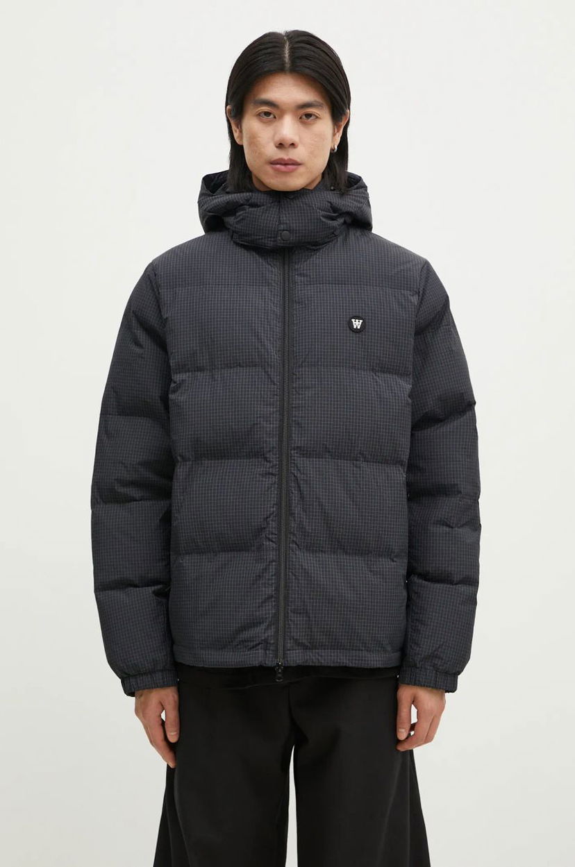 Pernata jakna WOOD WOOD Wood Wood Hen Ripstop Puffer Jacket Crna | 10325101.1629