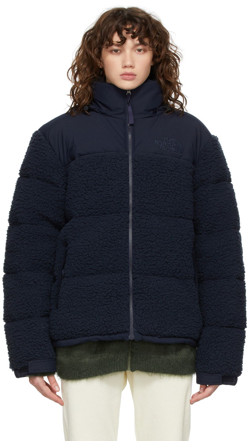 Pernata jakna The North Face Sherpa Nuptse Down Navy Tamnoplava | NF0A5A84