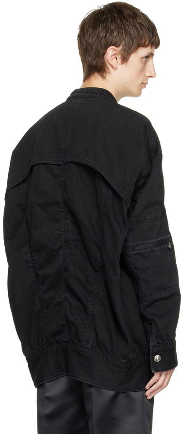 Jakna We11done We11done Bomber Denim Jacket Crna | WD-DJ3-21-331-U-BK, 2