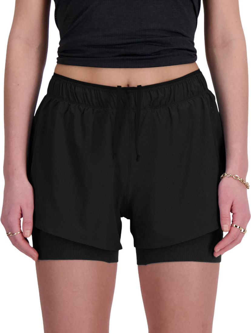Kratke hlače New Balance RC 2-in-1 Short 3" Crna | ws41287-bk