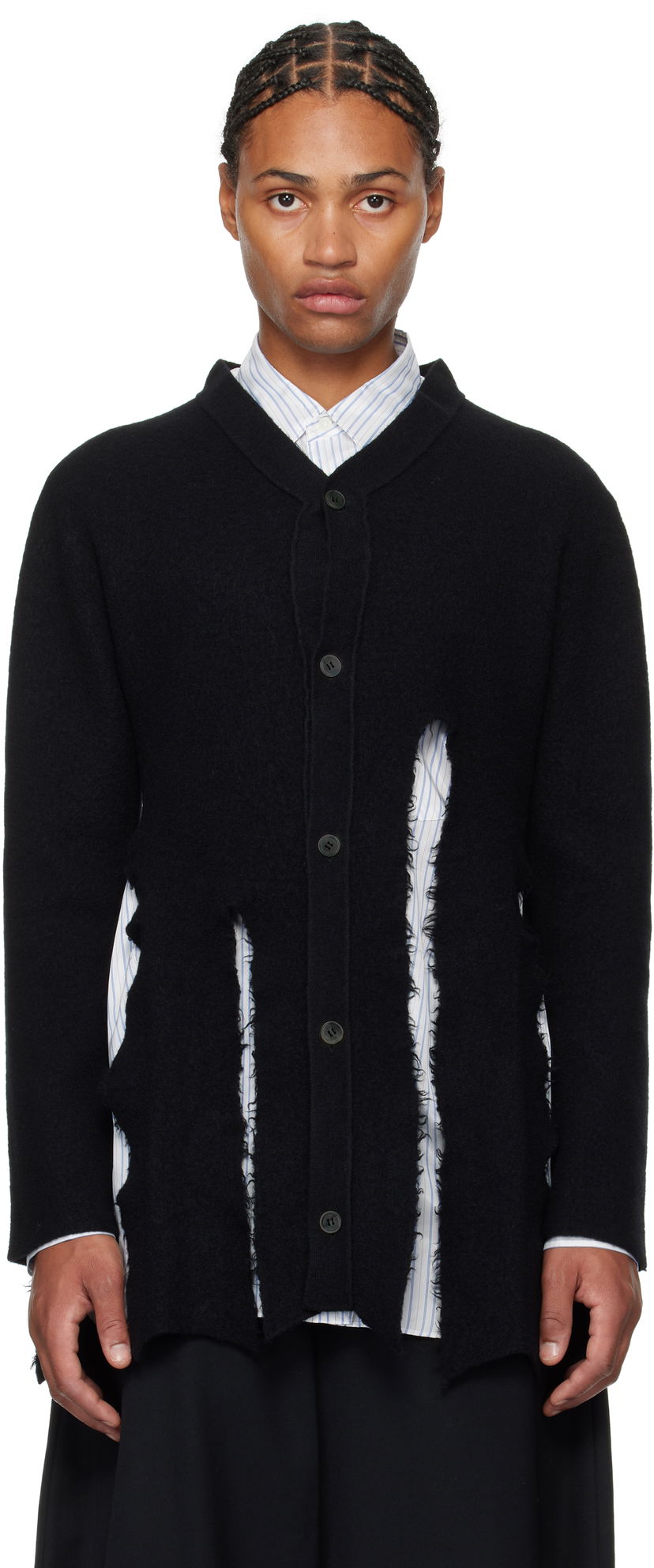 Džemper Comme des Garçons Cardigan Crna | PN-N009-051