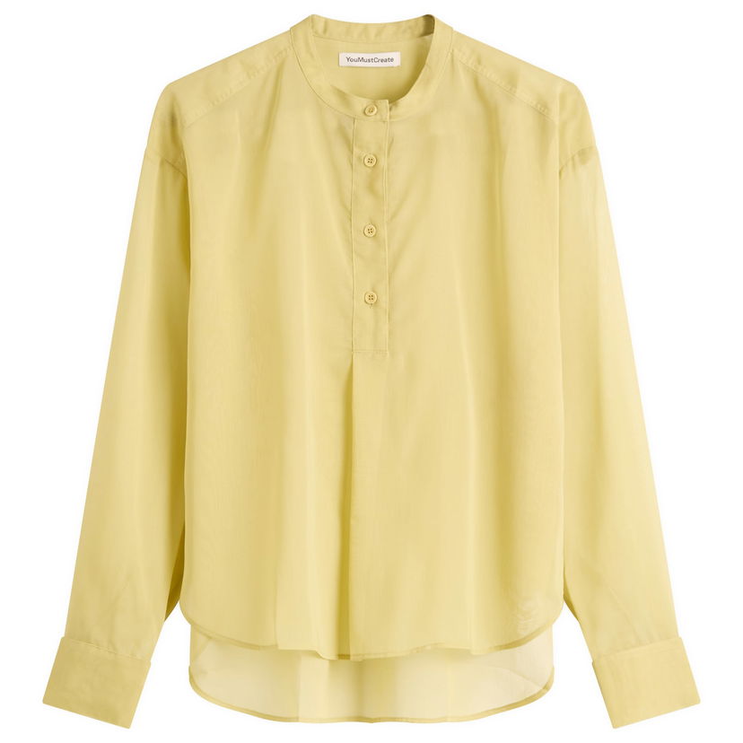 Košulja YMC YMC Women's Ovelia Shirt, Size Medium Žuta | Q2YMI-30