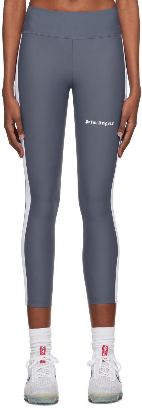 Tajice Palm Angels Stripe Leggings Siva | PWVG001C99FAB0020701