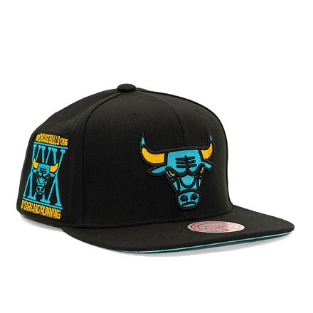 Kapa Mitchell & Ness NBA Core Xi Snapback Chicago Bulls Black Crna | HHSS6751-CBUYYPPPBLCK, 0