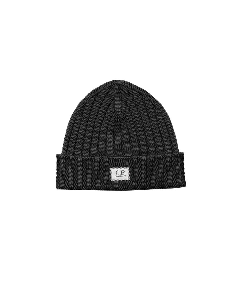 Kapica C.P. Company C.P. Company Knit Beanie Crna | RFCMAC738A005509A-999