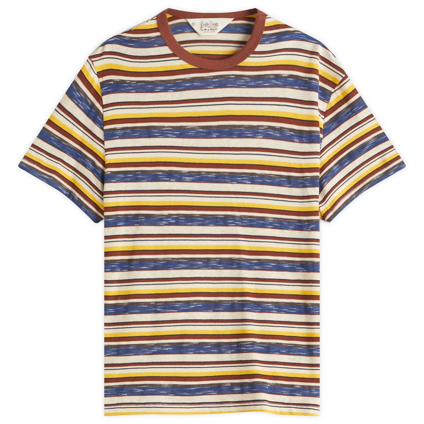 Majica kratkih rukava Brain Dead Brain Dead Toni Stripe T-Shirt Višebojno | BDS25T000O43-YEL