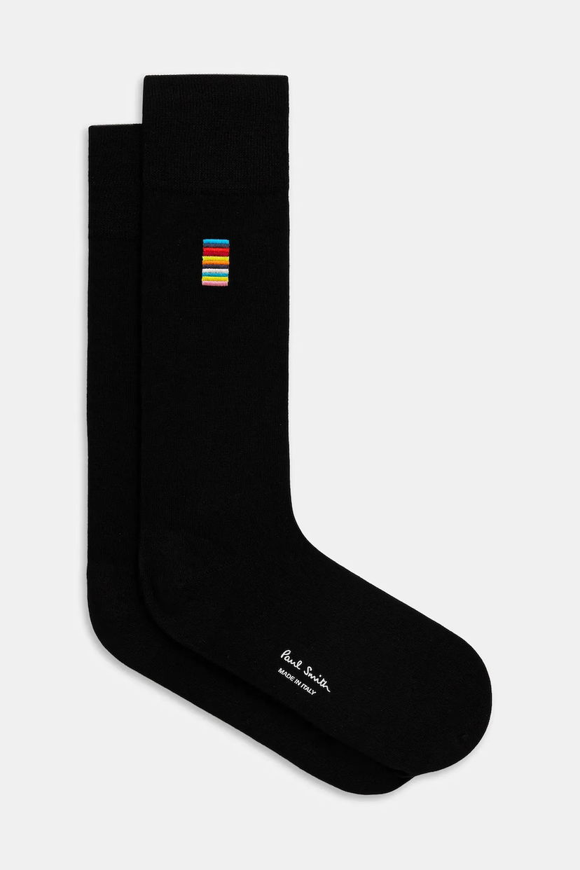 Čarape Paul Smith Paul Smith Socks with Colorful Stripe Detail Crna | M1A.380CI.P077