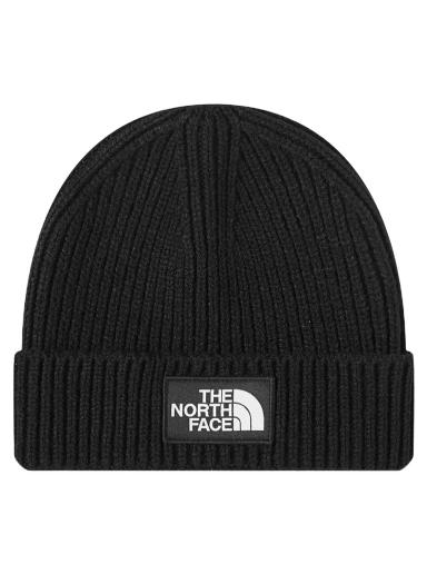 Kapica The North Face Logo Box Cuffed Beanie Crna | NF0A3FJXJK3