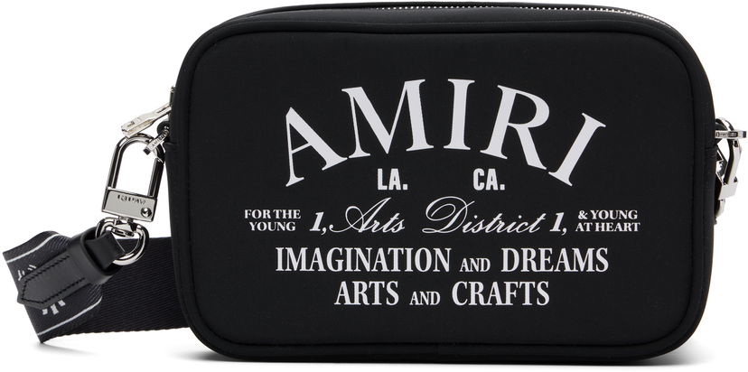Torba za rame AMIRI AMIRI 'Arts District' Camera Case Bag Crna | AMBGCM1017