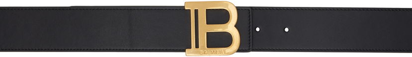 Pojasevi Balmain Balmain Leather B Belt Crna | EN1WJ002LVTL
