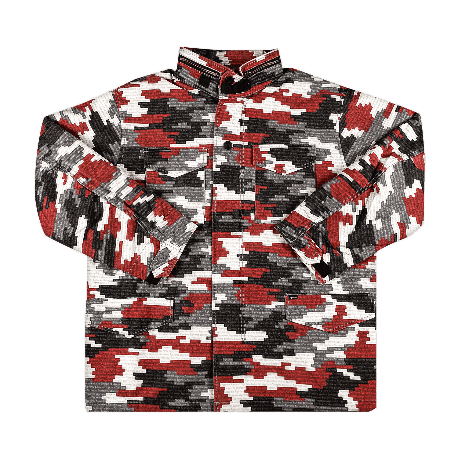 Jakna Supreme Logo Camo M-65 Jacket Višebojno | SS21J24 RED, 0