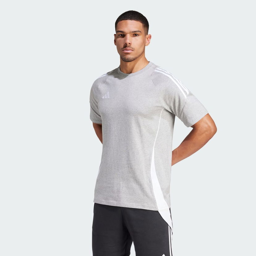 Majica kratkih rukava adidas Performance Tiro 24 Sweat Siva | IR9348