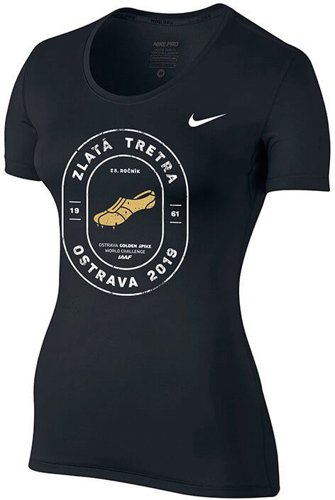 Majica kratkih rukava Nike Nike Pro CL ZLATA TRETRA T-Shirt Crna | 725745-010-zt
