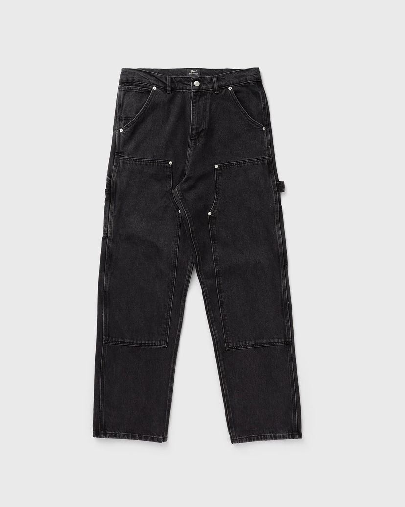 Jeans Patta Double Knee Cartoon Denim Pants Crna | POC-AW25-4200-386-0007-139