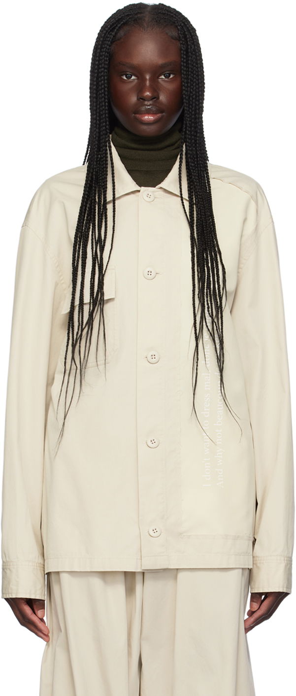 Košulja Maison Margiela Paneled Jacket Bež | SH0AM0023 M35148