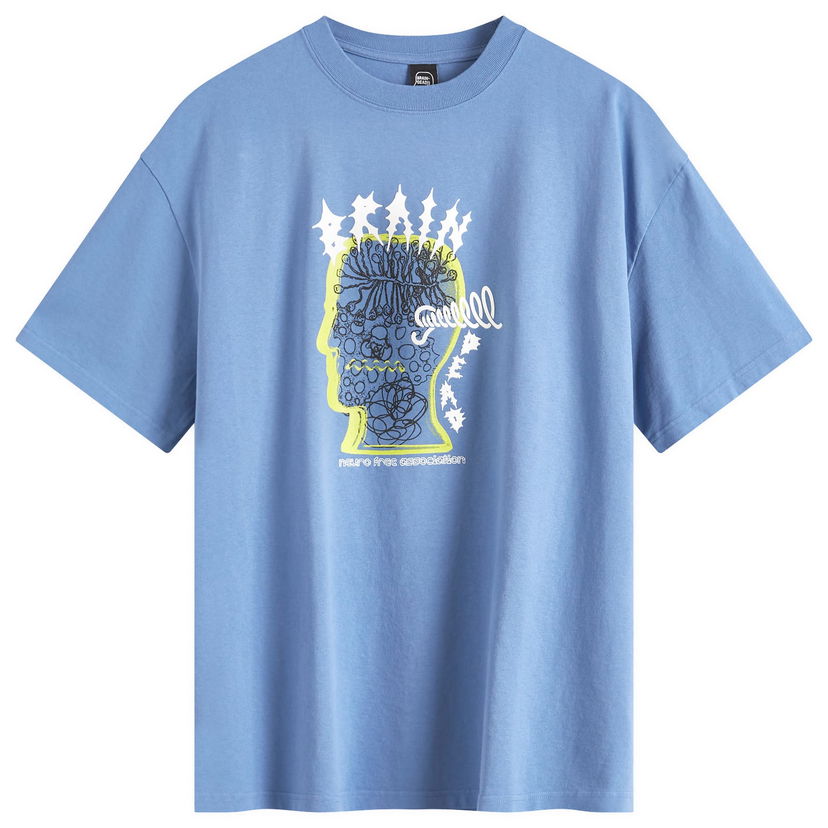 Majica kratkih rukava Brain Dead Rising Ear Graphic Tee Plava | BDS25TOO0044-BLU