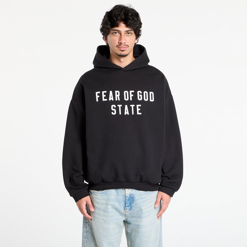 Dukserice Fear of God Fear of God Essentials 90's Hoodie Crna | 192SP256210F-861