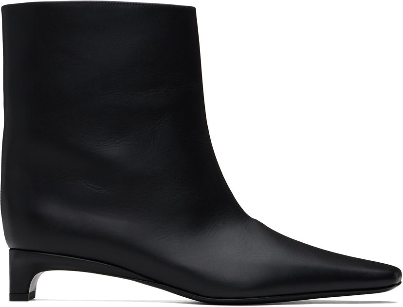 Njega cipela Loulou de Saison Loulou de Saison Leather Ankle Boots Crna | CELINE