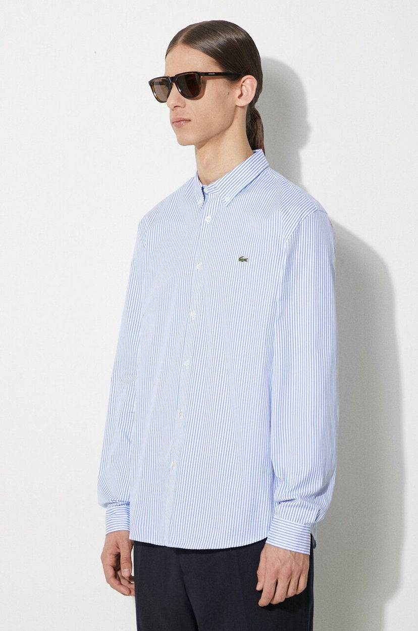 Košulja Lacoste Lacoste Regular Fit Button-Down Shirt Plava | CH2936