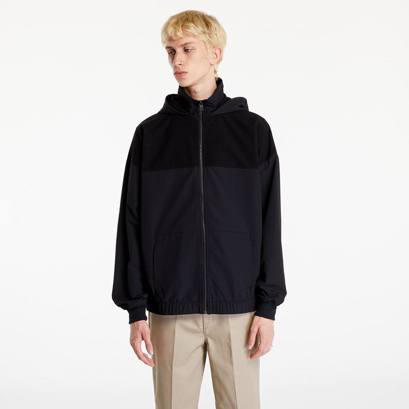 Jakna CALVIN KLEIN Tech. Grid Zip Through Jacket Black Crna | J30J325625 BEH
