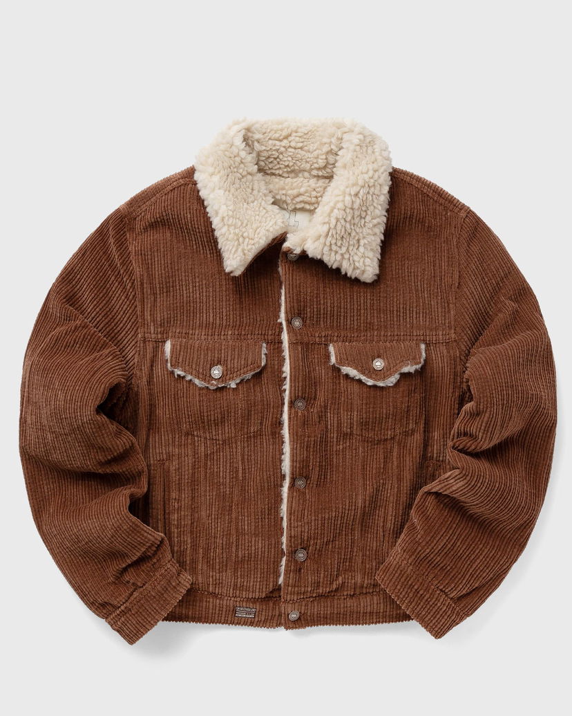 Jakna ERL Sherpa Corduroy Trucker Jacket Smeđa | ERL09J003
