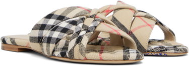 Odjeća Burberry Burberry Check Cabana Slides Bež | 8111378, 3