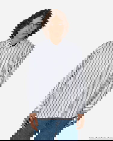 Košulja Comme des Garçons Woven Stripe Shirt Bijela | FZ-B115-PER  119, 0