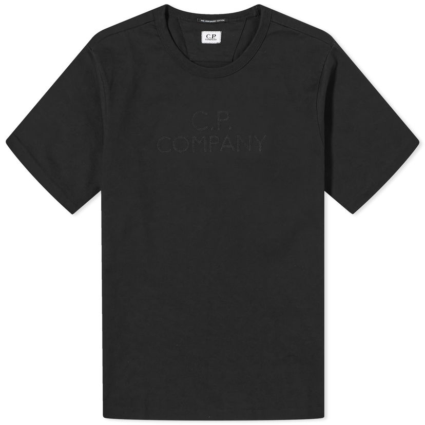 Majica kratkih rukava C.P. Company 30/2 Mercerized Jersey Twisted Logo T-Shirt Crna | CMTS148A-006203W-999
