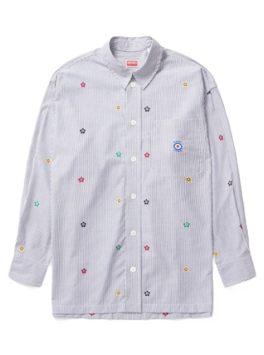 Košulja KENZO Target Oversized Shirt Siva | FD65CH5079LJ.97