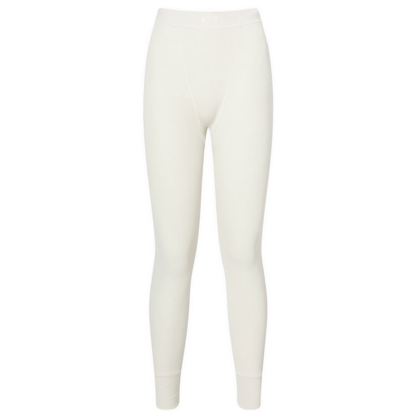 Tajice SKIMS Rib Legging Bijela | AP-LEG-0039-BN