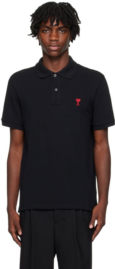 Polo majica AMI Polo Tee Crna | BFUPL001.760, 0