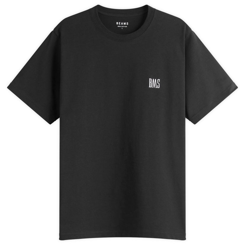 Majica kratkih rukava BEAMS BMS Logo T-Shirt, Size Large Crna | 1104-1321-803-19