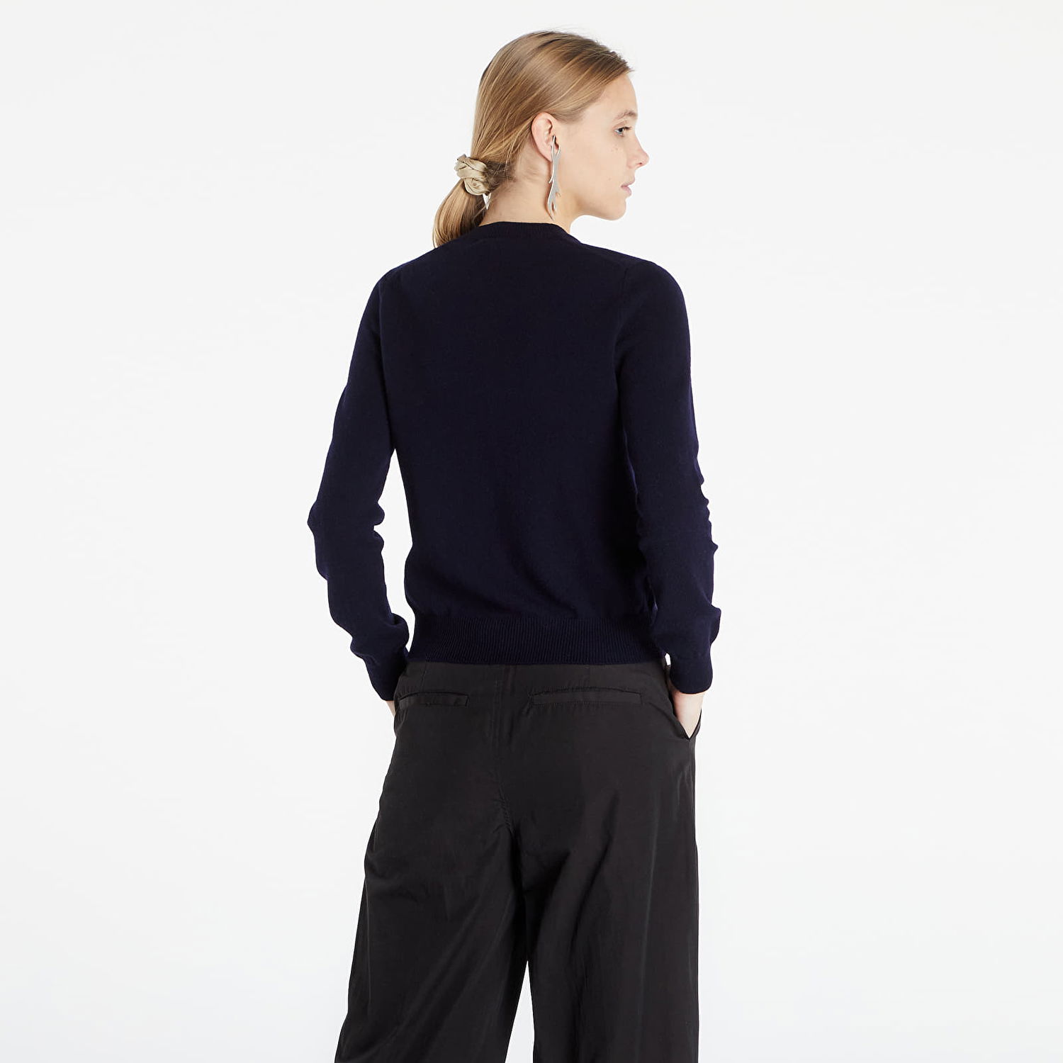 Džemper Comme des Garçons PLAY Cardigan Knit Crna | AZN049 Navy, 1