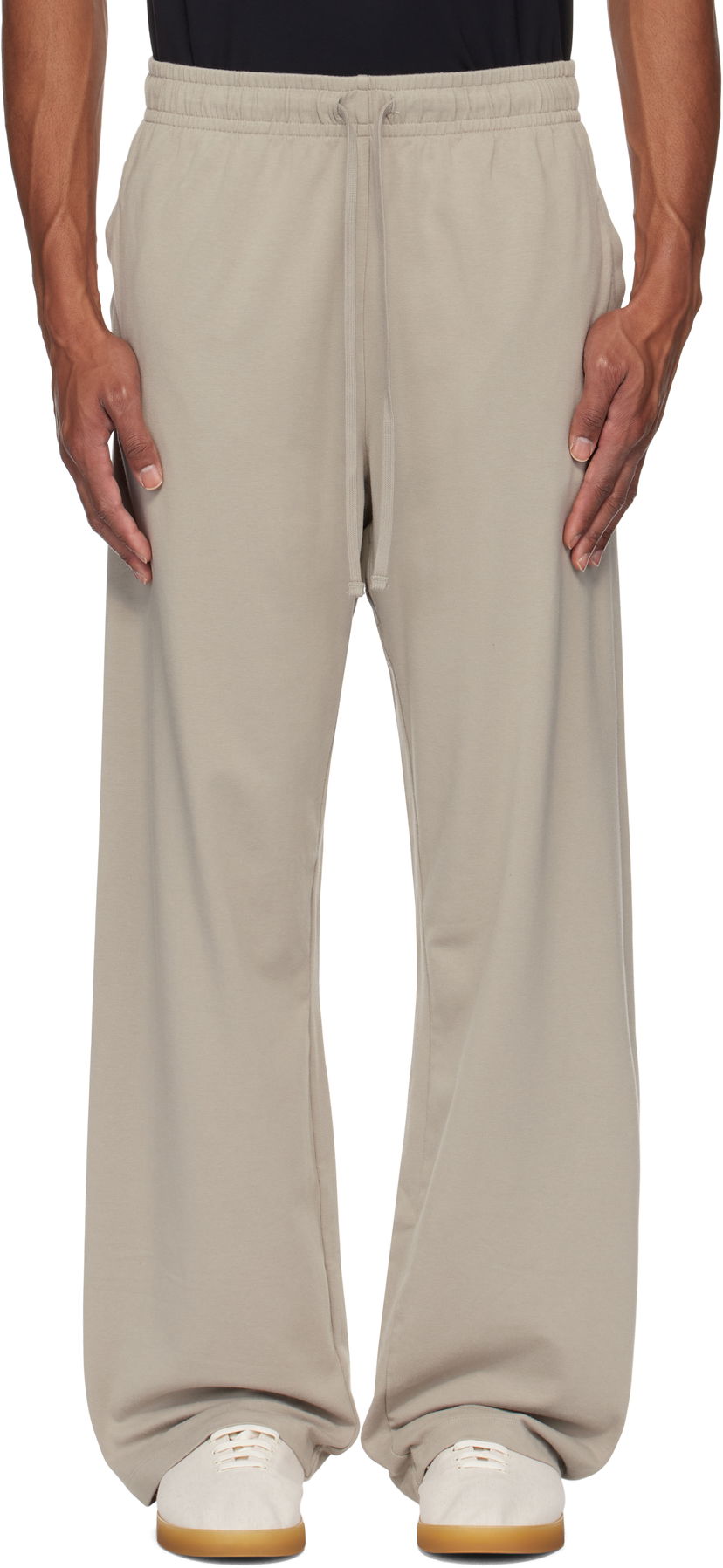 Trenirka SKIMS SKIMS Lounge Relaxed Straight Leg Sweatpants Siva | BO-STR-5324M