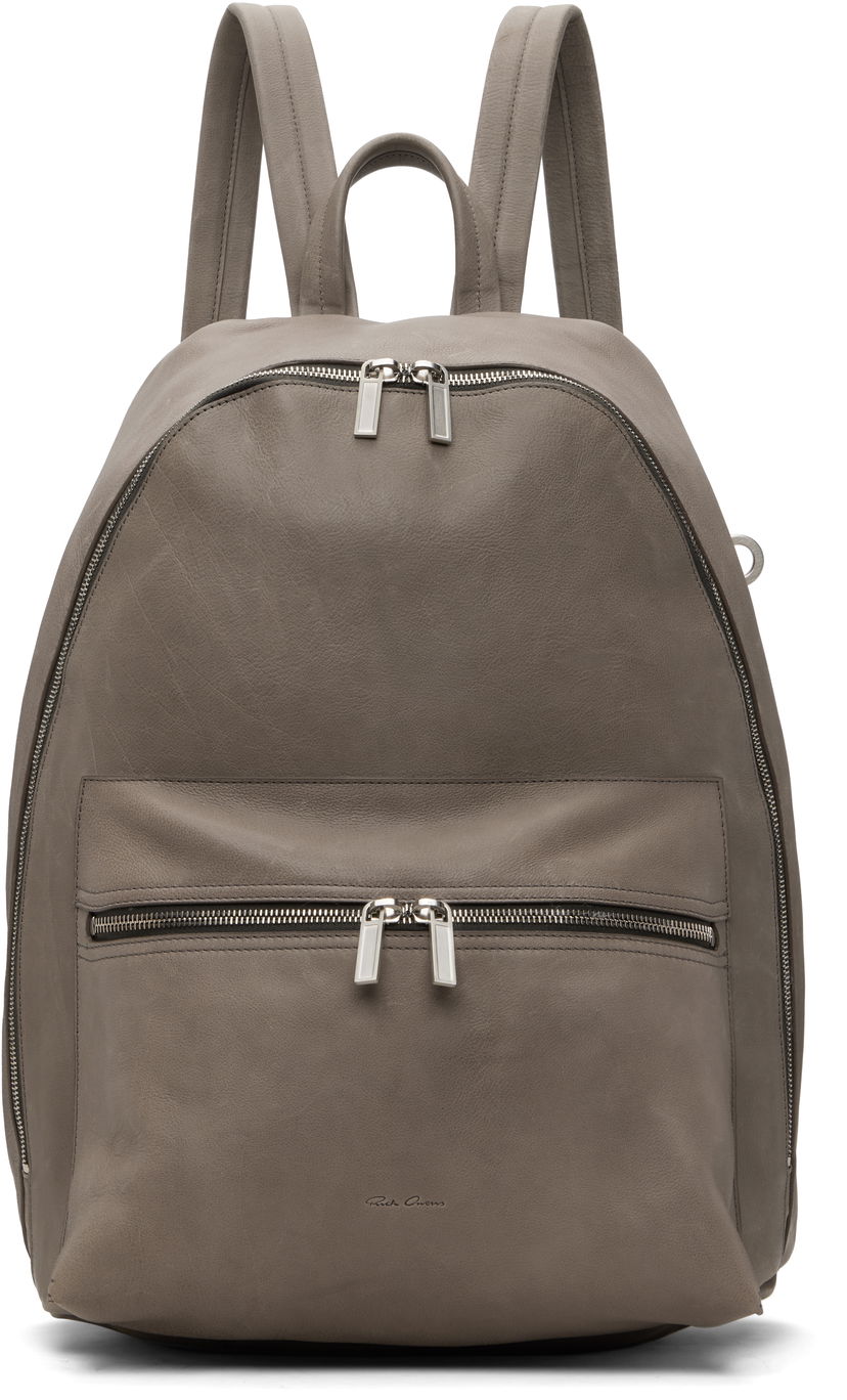 Ruksak Rick Owens Rick Owens Concordians Soft Buffalo Backpack Siva | RA02E0771 LBU