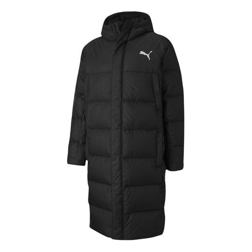 Pernata jakna Puma Long Oversized Down Jacket Crna | 585403-01