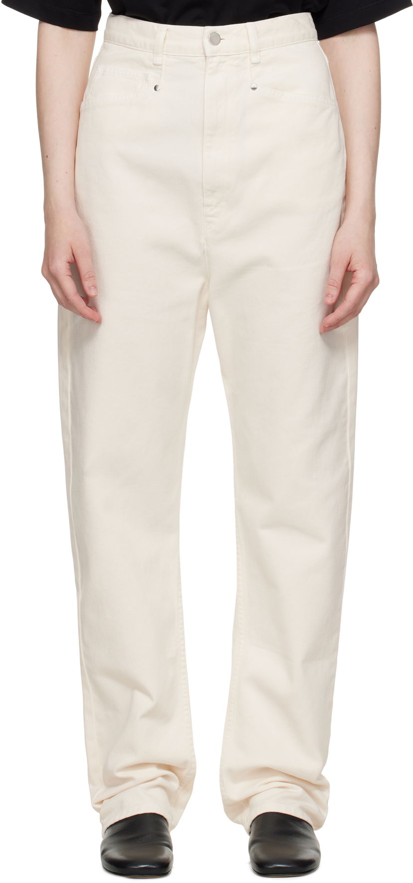 Jeans LEMAIRE Lemaire Dropped Crotch Jeans Bijela | PA1199 LD1034