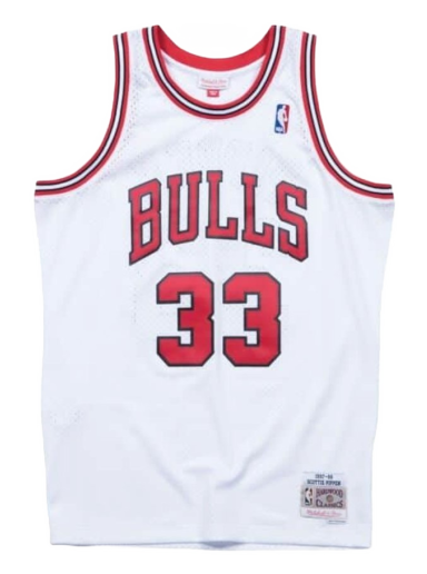 Dres Mitchell & Ness Chicago Bulls Scottie Pippen Swingman Jersey Bijela | SMJYAC18054-CBUWHIT97SPI