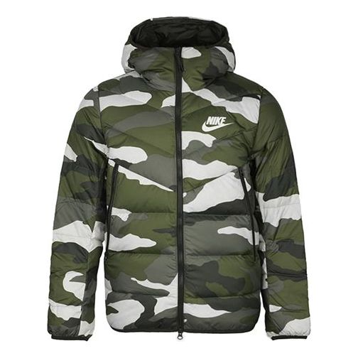 Pernata jakna Nike Sportswear Down Windrunner Hooded Down Jacket Zelena | BV4764-222