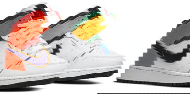 Tenisice i cipele Jordan Air Jordan 1 Mid "White Court Purple Teal" GS Bijela | 554725-128, 4