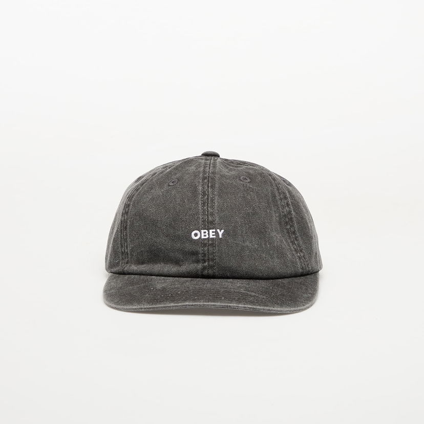 Kapa OBEY OBEY Pigment Bold 6 Panel Strapback Cap Crna | 100580418-BLK