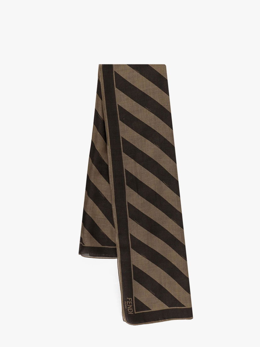 Šal FENDI Fendi Striped Shawl Smeđa | FXS323AUUCF0VAT