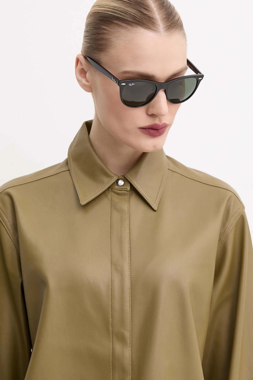Sunčane naočale Ray-Ban Ray-Ban Wayfarer II Sunglasses Crna | 0RB2185.901/31.55