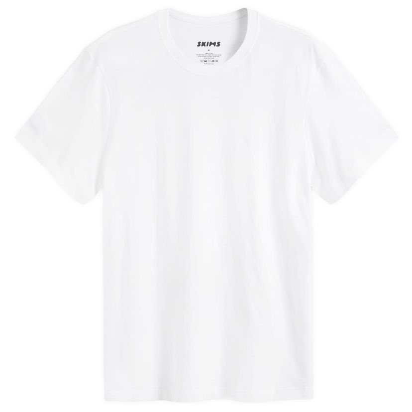 Majica kratkih rukava SKIMS Classic T-Shirt Bijela | TP-TSH-5701M-CH