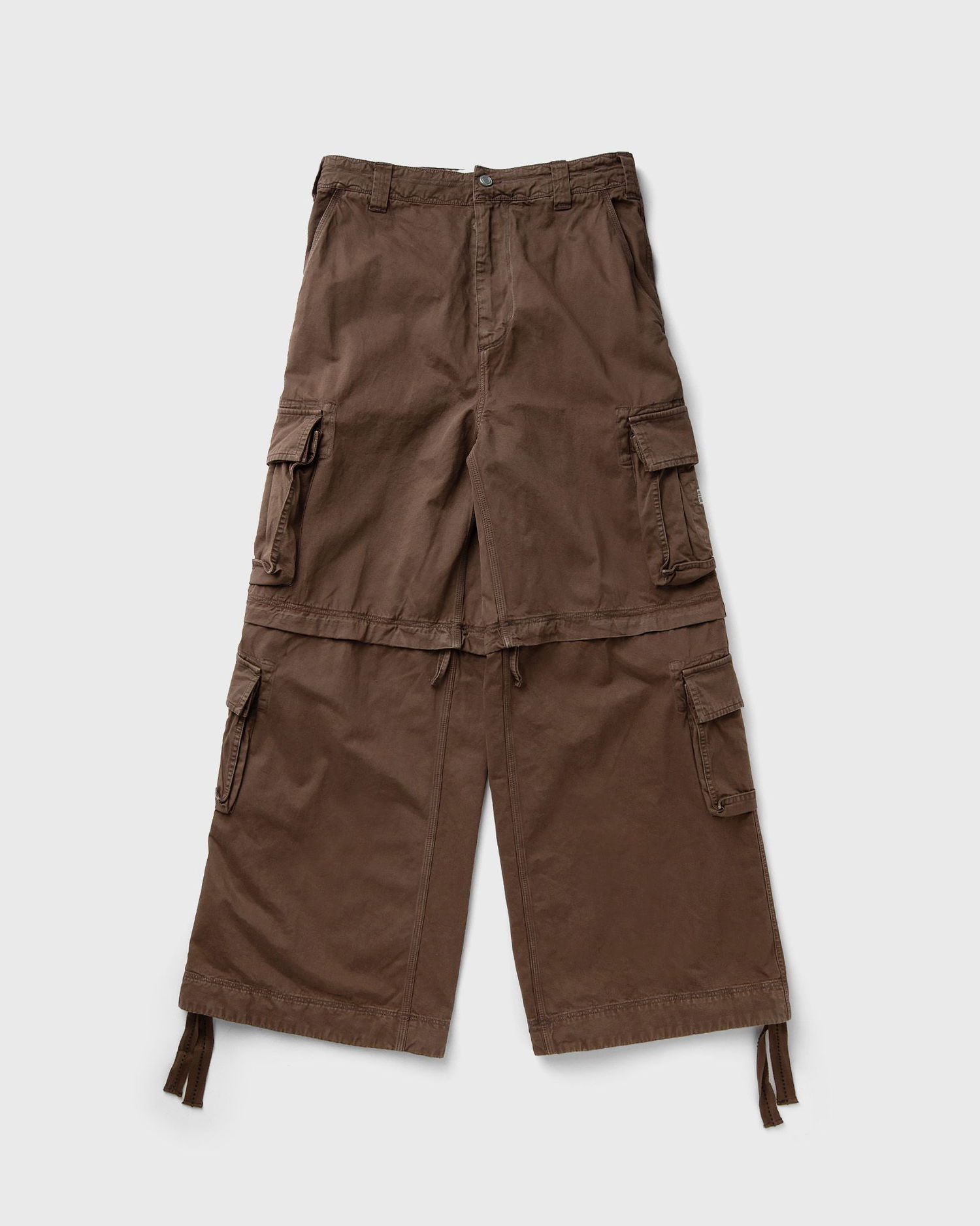 Cargo hlače ERL Zip-Off Cargo Pants Woven Smeđa | ERL11P006-1, 1