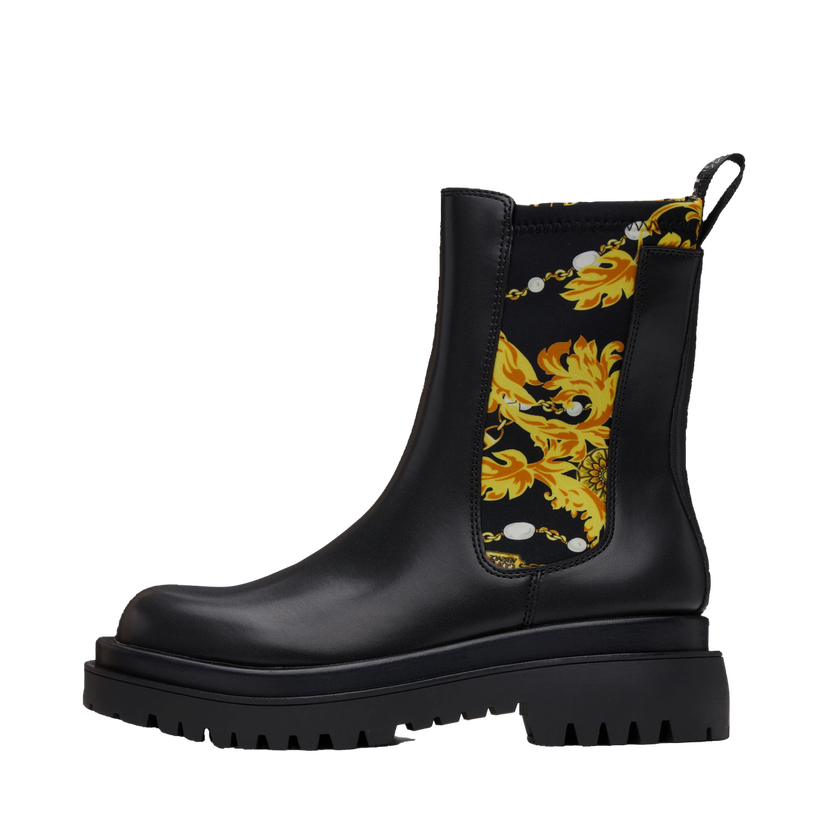 Tenisice i cipele Versace Drew Ankle Chelsea Boots Crna | E77VA3S60_EZS867
