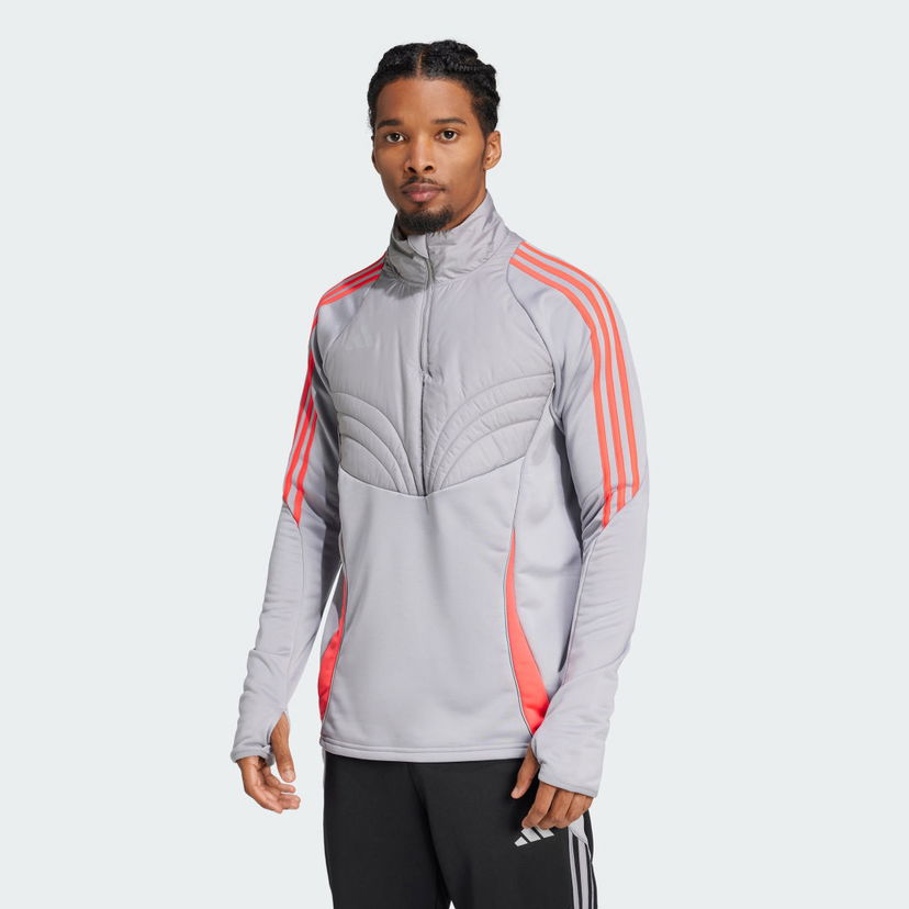 Dukserice adidas Performance Top Tiro 24 Winterized Siva | IY0113
